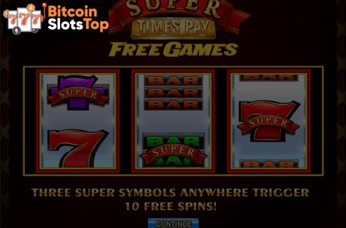Super Times Pay Bitcoin online slot