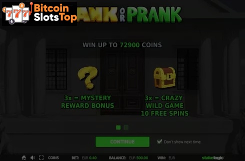 Bank or Prank