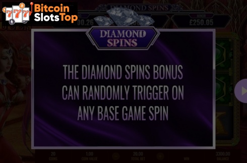 Volcano Queen Diamond Spins