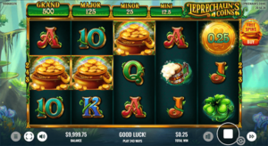 Leprechauns Coins tether slot