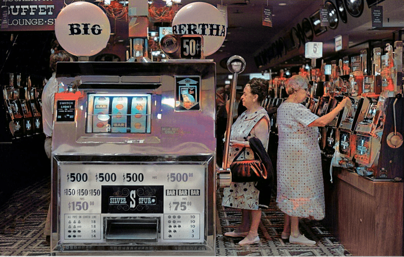 Big Bertha, gigantic slot machine produced by Bally Manufacturing