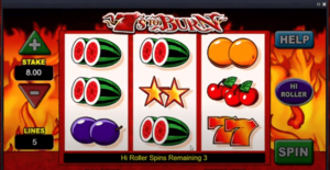 7's to Burn Classic Bitcoin Slot