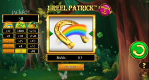 1 reel Patrick Bitcoin Slot for Android